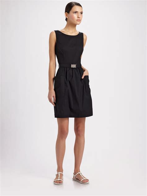 prada black dress|prada black dresses women.